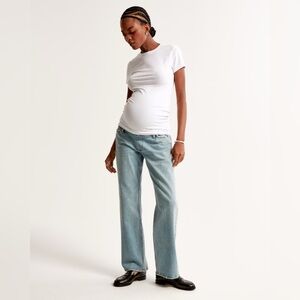 Abercrombie & fitch baggy maternity jeans